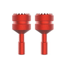1 Pair Sunnylife MM3-YG393 For DJI Mini3 Pro DJI RC With Screen Remote Control Thumb Rocker(Red)