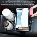 Car Armrest Box Hanging Tissue Box Storage Box Water Cup Holder(Double Cup)