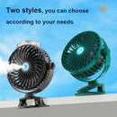 USB Charging Desktop Clip Style Cooling Fan, Spec: Spray (Green)