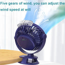 USB Charging Desktop Clip Style Cooling Fan, Spec: Spray (Green)