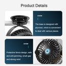 USB Charging Desktop Clip Style Cooling Fan, Spec: Spray (Green)