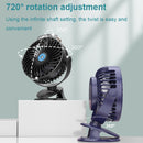USB Charging Desktop Clip Style Cooling Fan, Spec: Spray (Pink)