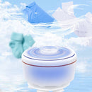 Mini Ultrasonic Spin Washer Turbo Portable Cleaner(White)