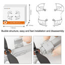 Sunnylife MM3-KC407 For Mini 3 Pro Propeller Blades Anti-Collision Protection Ring(Light Grey)
