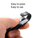 Key Clamp Belt Buckle Stainless Steel EDC Outdoor Buckle(Black)