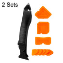 2 Sets Metal Scraper Tap Gumper Glass Glue Scraper Set(Black)