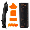 2 Sets Metal Scraper Tap Gumper Glass Glue Scraper Set(Black)