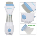 Electric Flea Comb Puppies Fleas Treatment Safe Pets Kill for Dogs Cats EU Plug