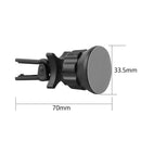 3PCS Car Multi-function Navigation Air Outlet Magnetic Suction Phone Bracket Clip(Black)