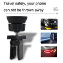3PCS Car Multi-function Navigation Air Outlet Magnetic Suction Phone Bracket Clip(Black)