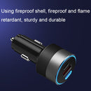 IBD353 Multifunctional Flame Retardant Car Phone Charger, Model: 54W