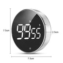 Magnetic Rotation Timer Large Screen LED Display Timer(Gold)