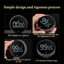 Magnetic Rotation Timer Large Screen LED Display Timer(Gold)