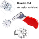 2Sets Car Cleaning And Polishing Sponge Disc Cleaning Brush Sponge Wax Marks Cleaning Brush(Red)