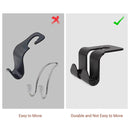 6 PCS Multifunctional Car Seat Hook Lock Type Mobile Phone Holder