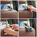 6 PCS Multifunctional Car Seat Hook Lock Type Mobile Phone Holder