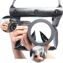 Tteoobl 20m Underwater Diving Camera Housing Case Pouch Camera Waterproof Dry Bag, Size: M(Green)