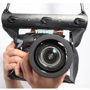 Tteoobl 20m Underwater Diving Camera Housing Case Pouch Camera Waterproof Dry Bag, Size: L(Black)