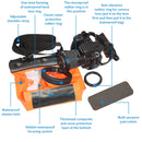 Tteoobl 20m Underwater Diving Camera Housing Case Pouch Camera Waterproof Dry Bag, Size: L(Orange)