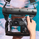 Tteoobl 20m Underwater Diving Camera Housing Case Pouch Camera Waterproof Dry Bag, Size: L(White)