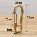 Bronze Keychain Retro Fast Hanging Spring Climbing Buckle
