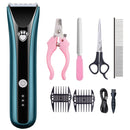 Waterproof Pet Shaver Dog Electric Hair Clipper, Specification: Package 1(Blue)