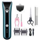 Waterproof Pet Shaver Dog Electric Hair Clipper, Specification: Package 5(Blue)