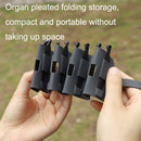 Sunnylife MM3-SN443 For Mini 3 Pro Propeller Blades + Silicone Folding Storage Bag(Yellow Strip+Gray Bag)