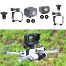 Sunnylife MM3-GZ459 For DJI Mini 3 Pro GoPro10 Action Camera Mount Searchlight