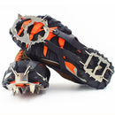 1 Pair 18 Large Spikes Crampons Outdoor Winter Walk Ice Fishing Snow Shoe Spikes,Size: M Black