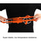 1 Pair 18 Large Spikes Crampons Outdoor Winter Walk Ice Fishing Snow Shoe Spikes,Size: L Orange