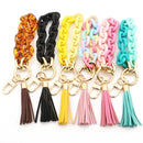 Keychain Ladies Acrylic Bracelet Jewelry(Colorful)