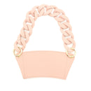 Phone Case Plastic Bracelet DIY Bag Carry Strap Cup Sleeve(Flesh Pink)