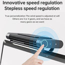 JXS-GP1 Computer Screen Bladeless Turbo Silent Fan With Eye Protection Light Function(Black)