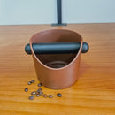 Coffee Knocking Grounds Bucket Waste Grounds Basin Grounds Box, Style:, Color: A Model (Coffee Brown)