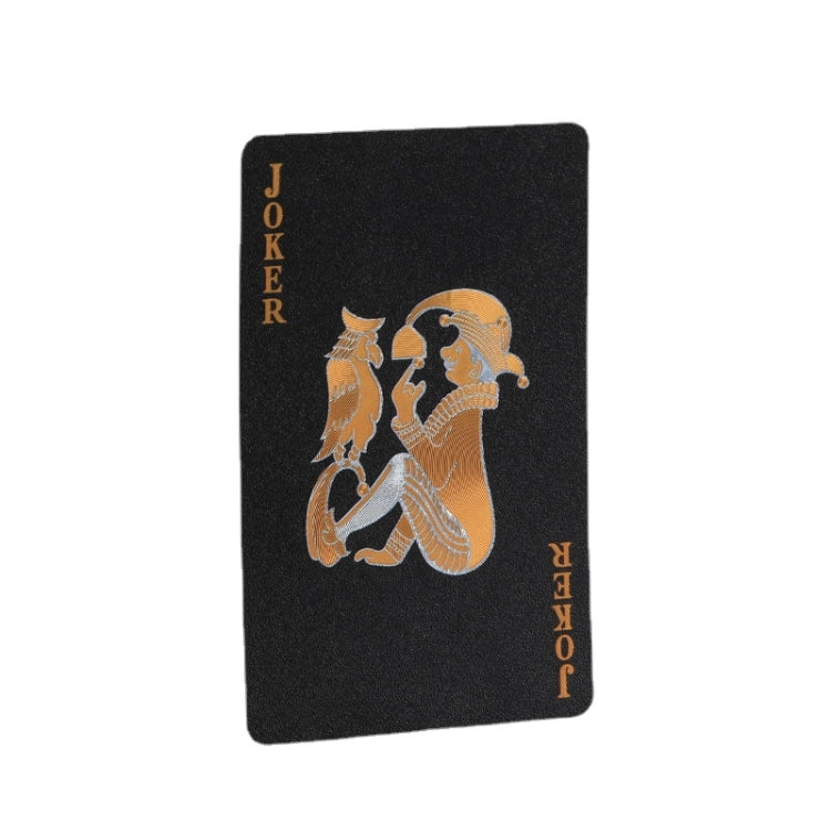 2 PCS Card Game Bronzing Waterproof Playing Cards
