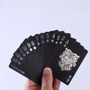 2 PCS Card Game Bronzing Waterproof Playing Cards