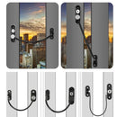 Children High-rise Anti-fall Safety Lock Window Push Limiter, Color: White