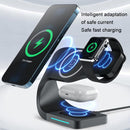 LFX-178 4 In 1 Wireless Charger For iPhone 12/13&iWatch&AirPods(Black)