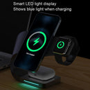 LFX-178 4 In 1 Wireless Charger For iPhone 12/13&iWatch&AirPods(Black)