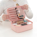 RH914 Travel Portable Waterproof Large-capacity Cosmetic Storage Bag(Pink)