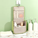 RH2205 Travel Hanging Pleated Portable Cosmetic Bag(Beige)