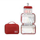 RH261 Foldable Travel Dry and Wet Separation Washing Bag(Wine Red)