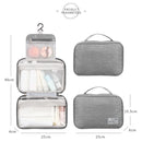 RH261 Foldable Travel Dry and Wet Separation Washing Bag(Lake Blue)