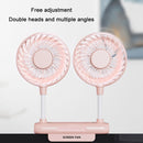 USB Large Wind Silent Cooling Computer Hanging Screen Fan(Pink)