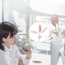 USB Large Wind Silent Cooling Computer Hanging Screen Fan(Pink)