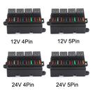 TF008-10 24V 4Pin Relay Car RV Radiography Sound Modified Electromagnetic Insurance Box