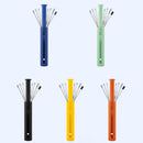2 Packs Push-Pull Cylinder Storage Ear Scoop Set, Specification: 7 PCS/Set Black