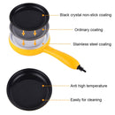 350W Electric Egg Omelette Cooker Frying Pan Steamer Cooker,EU Plug,Style: Pan+Wood Shovel Pink