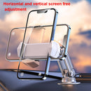 Aluminum Alloy Rotatable Lift Mobile Phone Holder Car Holder,Style: Clip Type Black